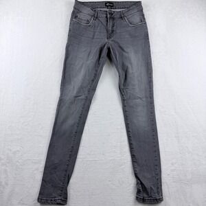 UP2FASHION Jeans Gray Chain Trim Skinny 28/32
